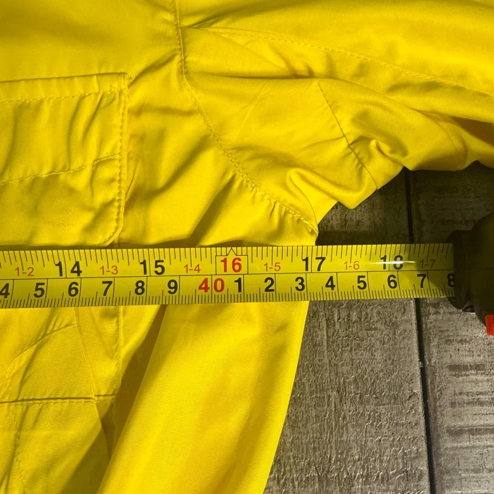 Ralph Lauren Yellow Women’s Windbreaker Jacket Small Utility Lightweight Casual - Picture 14 of 16